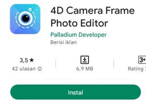 4D Camera Frame Photo Editor