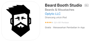 Aplikasi Beard Booth Studio